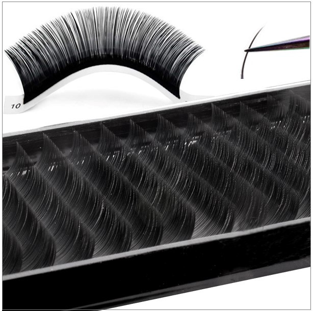 Mink Lashes - Silk Lashes | 0.15mm thin | length 14mm | D-Curl